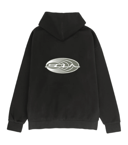 001 Hoodie - Off-Black